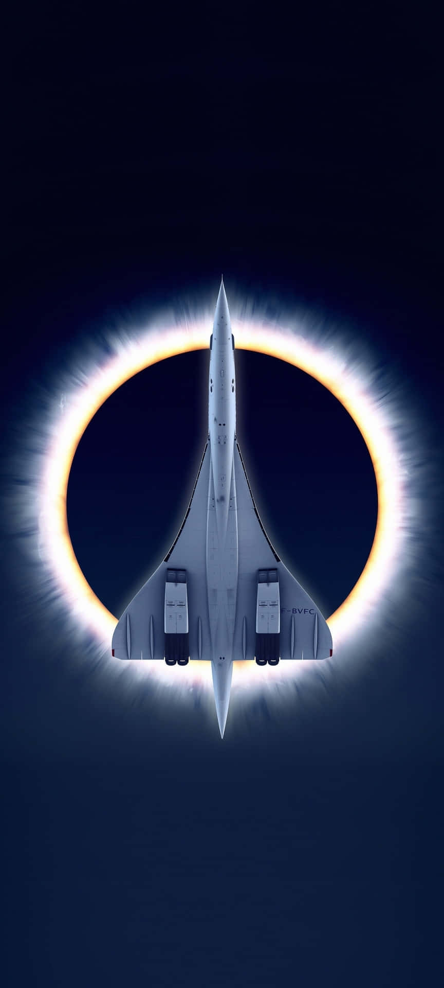 Supersonic Jet Eclipse Wallpaper