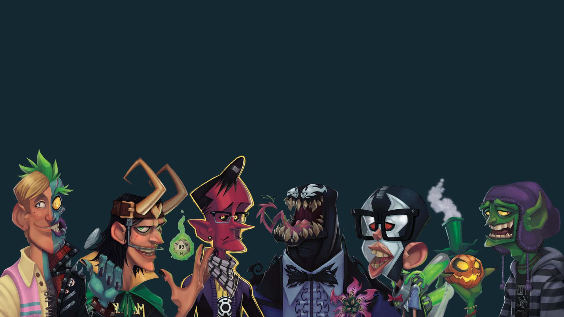 Supervillains Balas Dendam Wallpaper