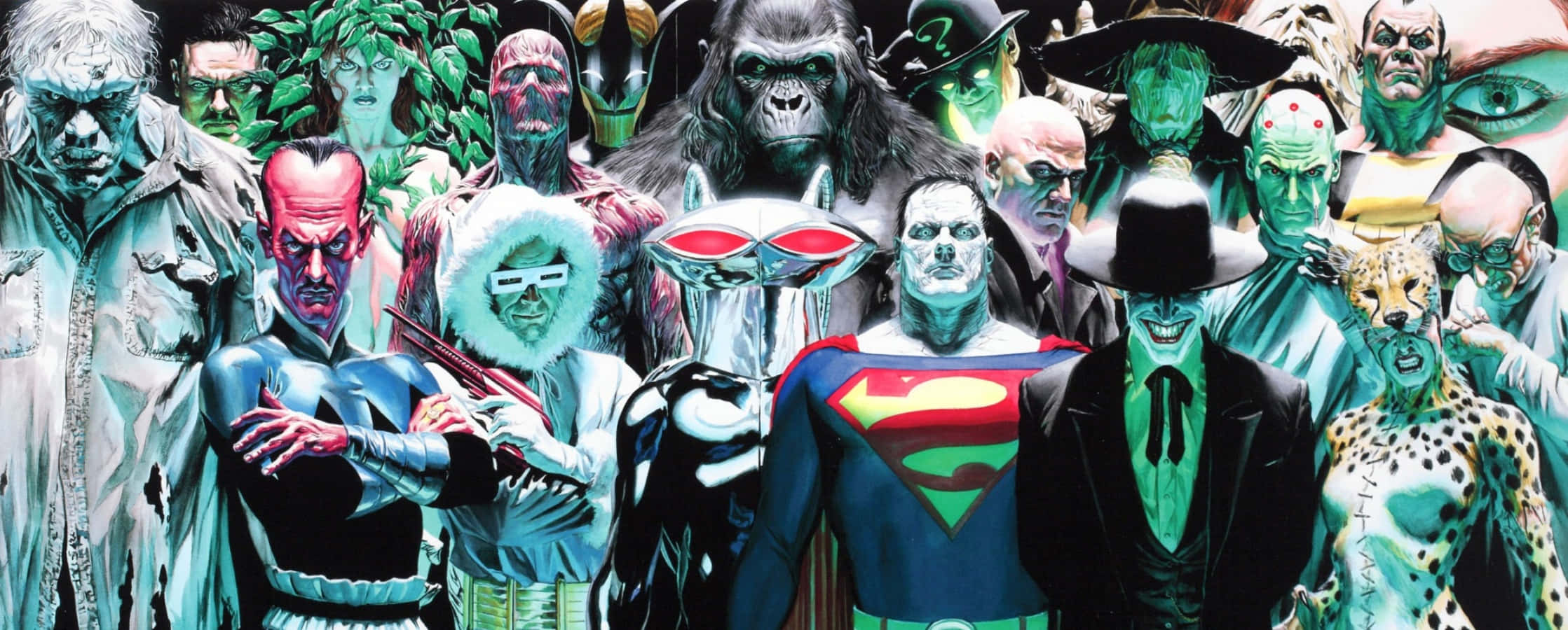 A Super Team of Supervillains Wallpaper