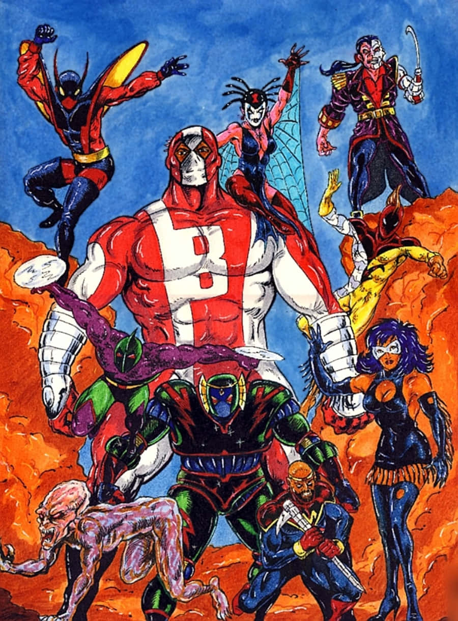 Supervillain Power Alliance Wallpaper