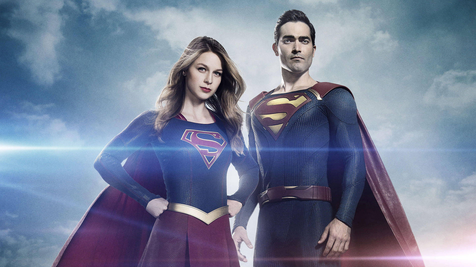 Superwoman og Superman flyver Anmeldelse: Wallpaper