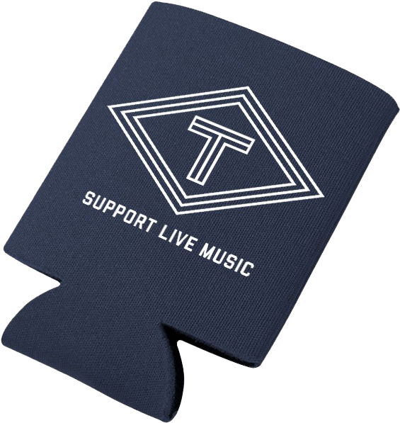 Support Live Music Koozie PNG
