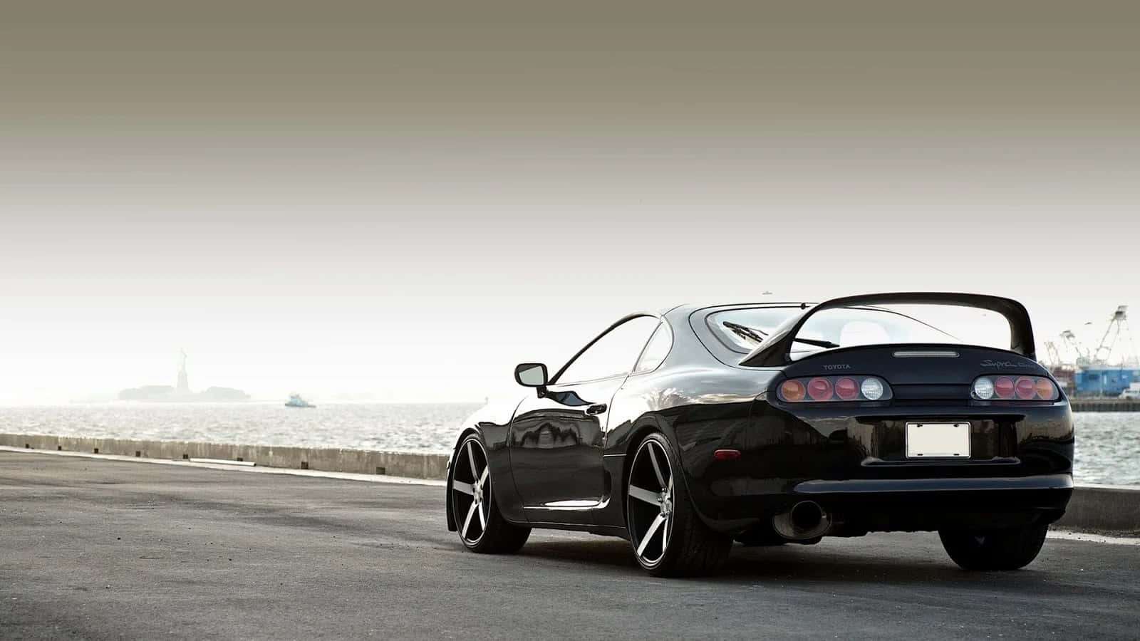 Supra Sports Car on the Road
