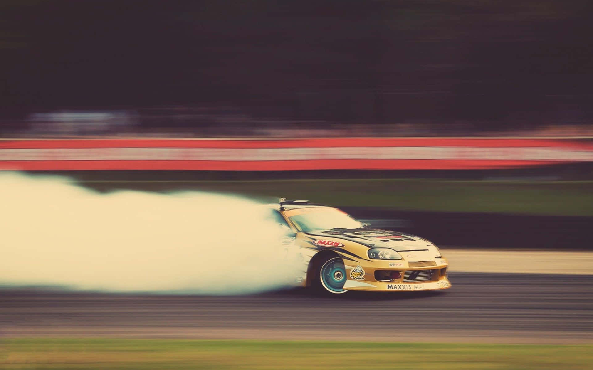 "Ride Like the Wind with the Supra Drift" Wallpaper