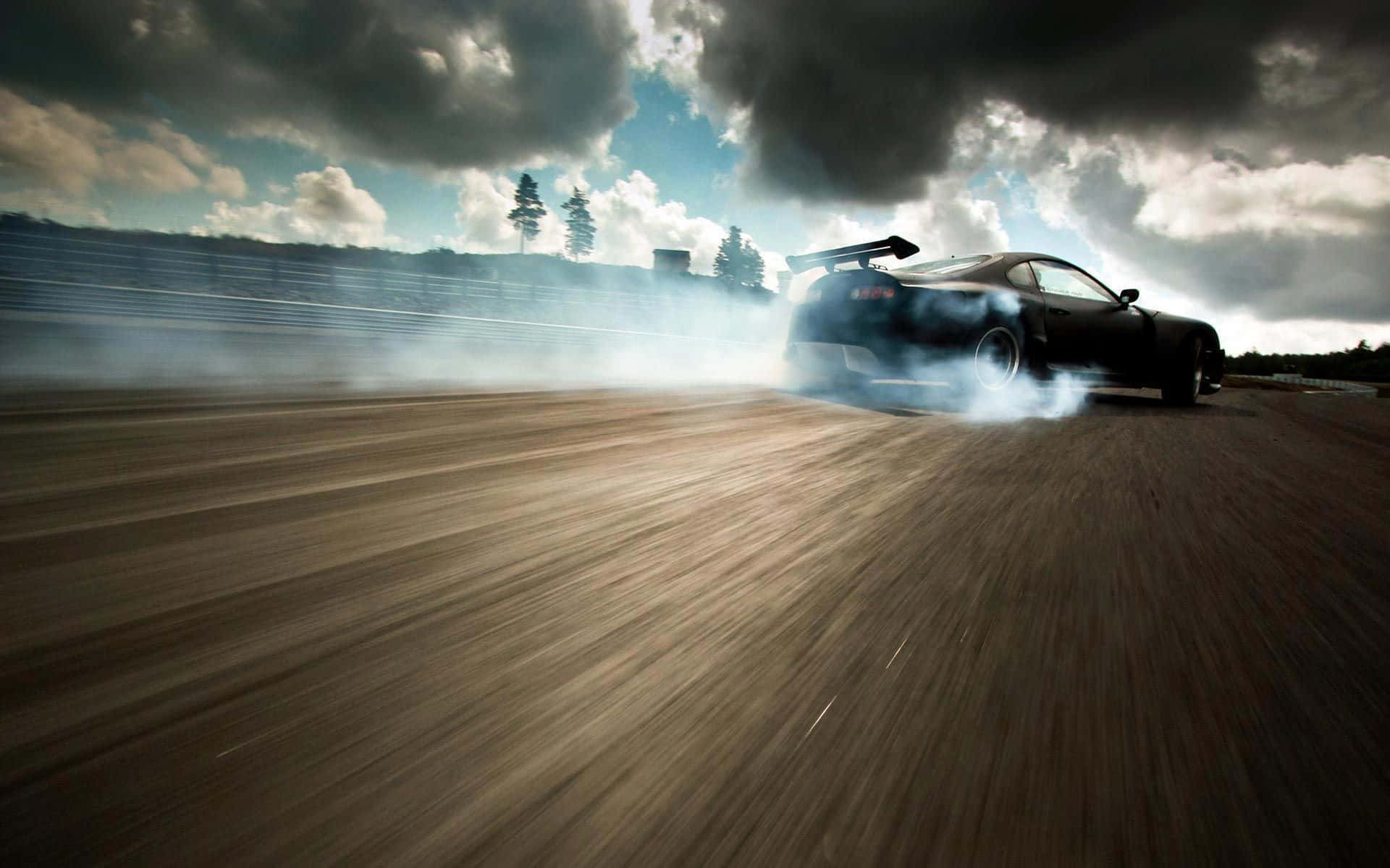"Take A Spin - Conquer The Sounds Of The Road" Wallpaper