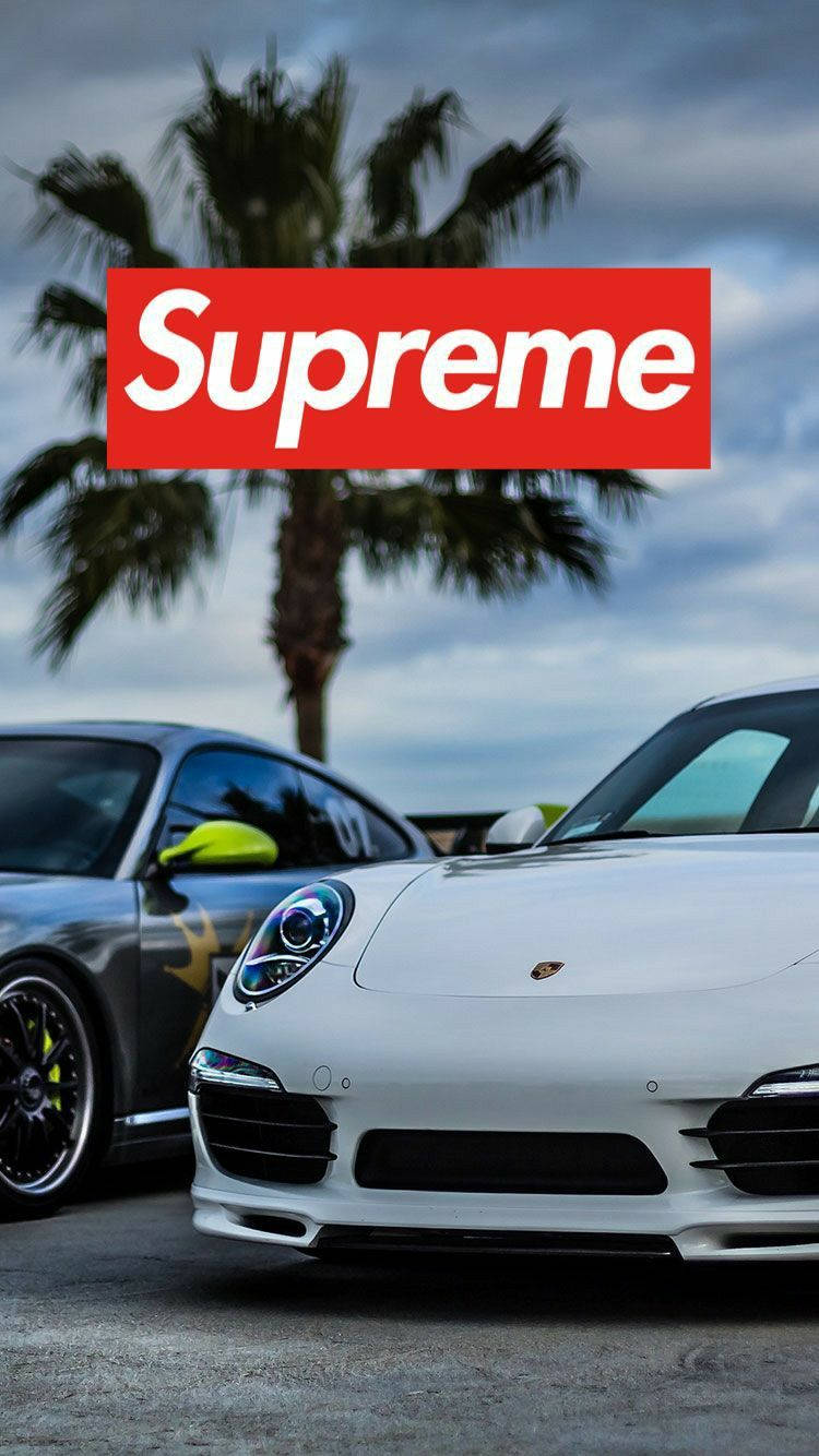 Download Supreme Aesthetic Cars Wallpaper