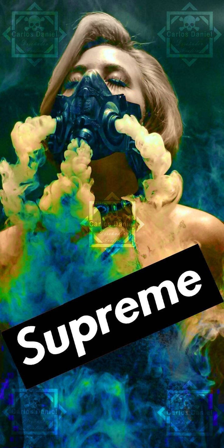 Supreme Aesthetic Colorful Smoke Wallpaper