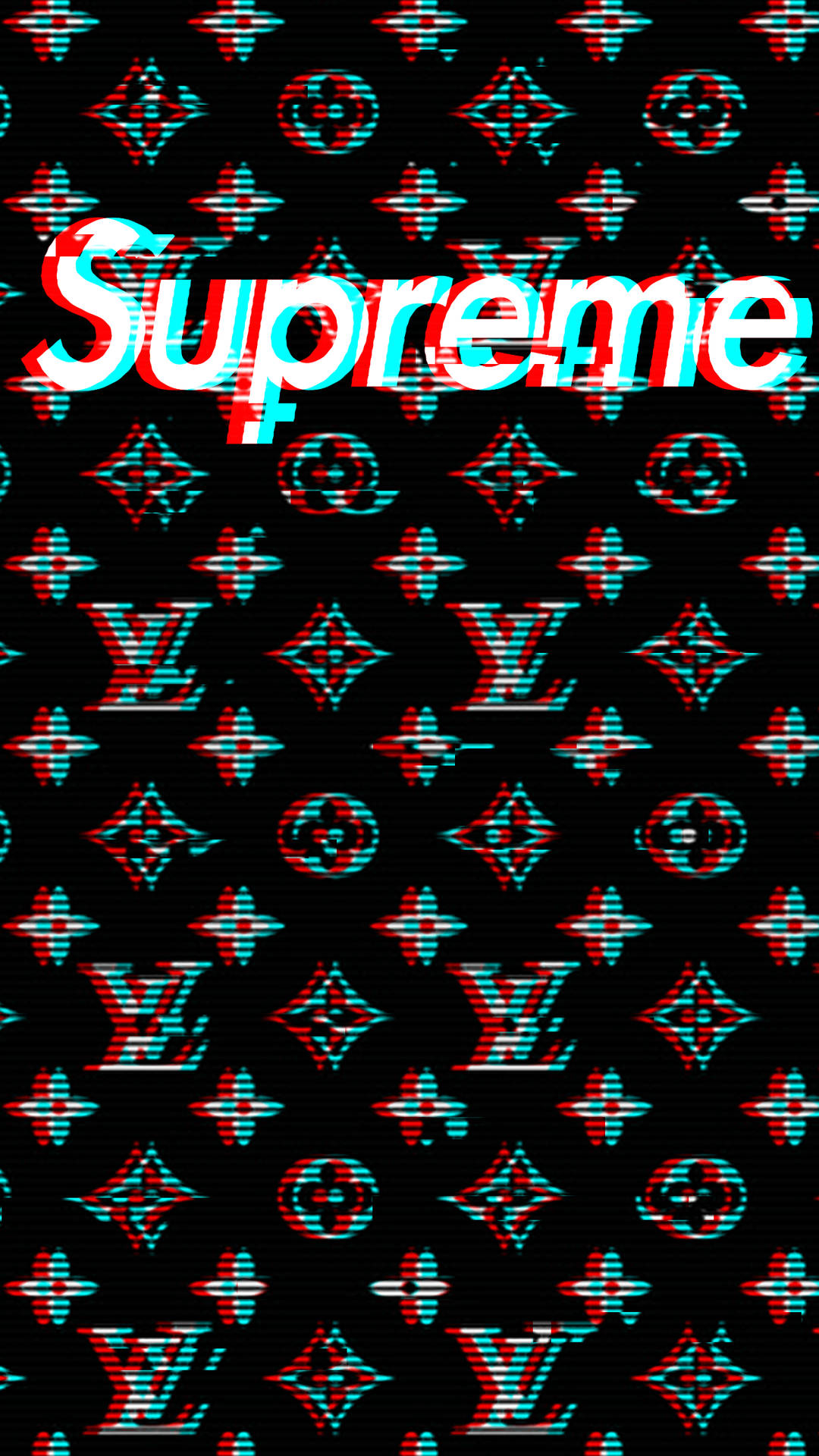 Download Supreme Aesthetic LV Wallpaper