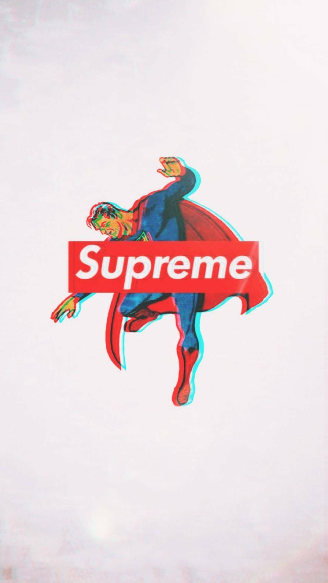 Suprem æstetisk Superman Logo Tapet Wallpaper