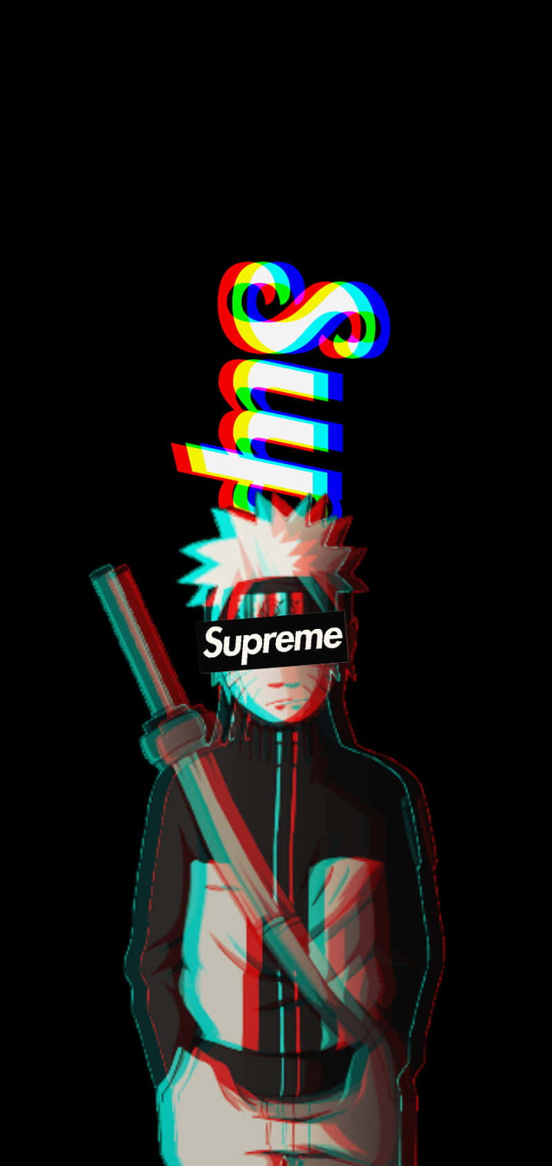 Supreme Anime Ninja Kunst Achtergrond