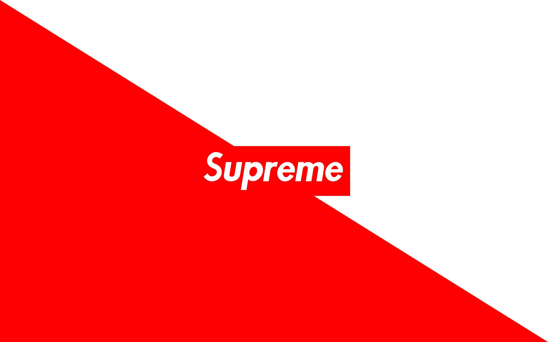 Supreme Background Red And White Wallpaper