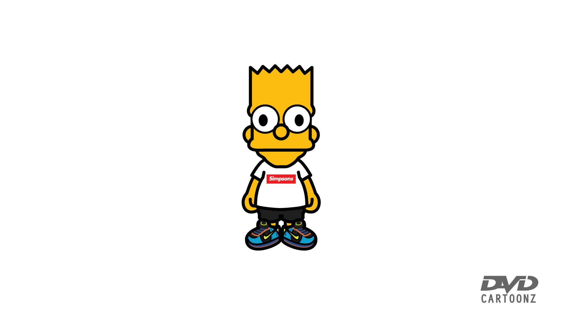 Supreme Bape Bart Simpson Background
