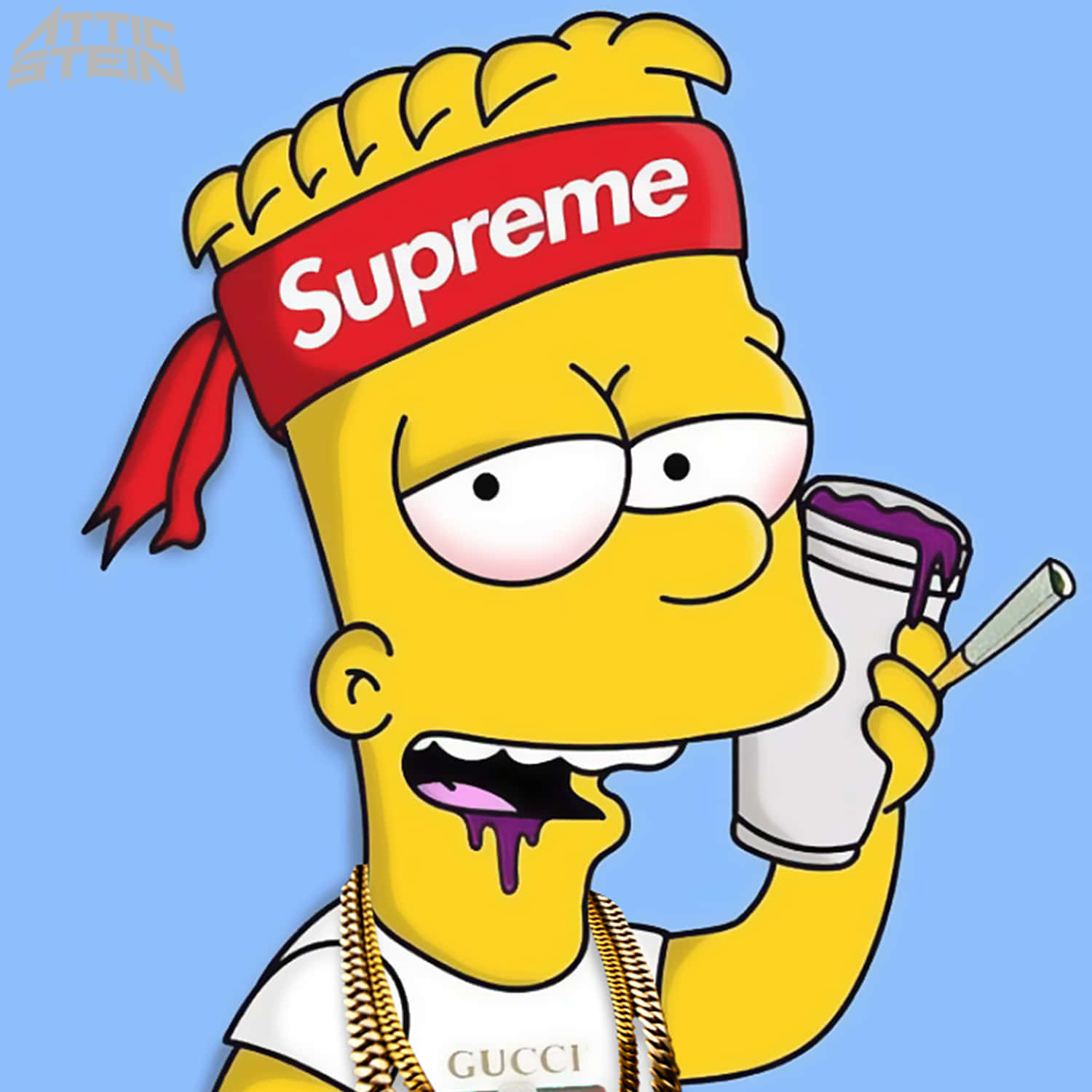 "The Legendary Supreme Bart Simpson" Wallpaper