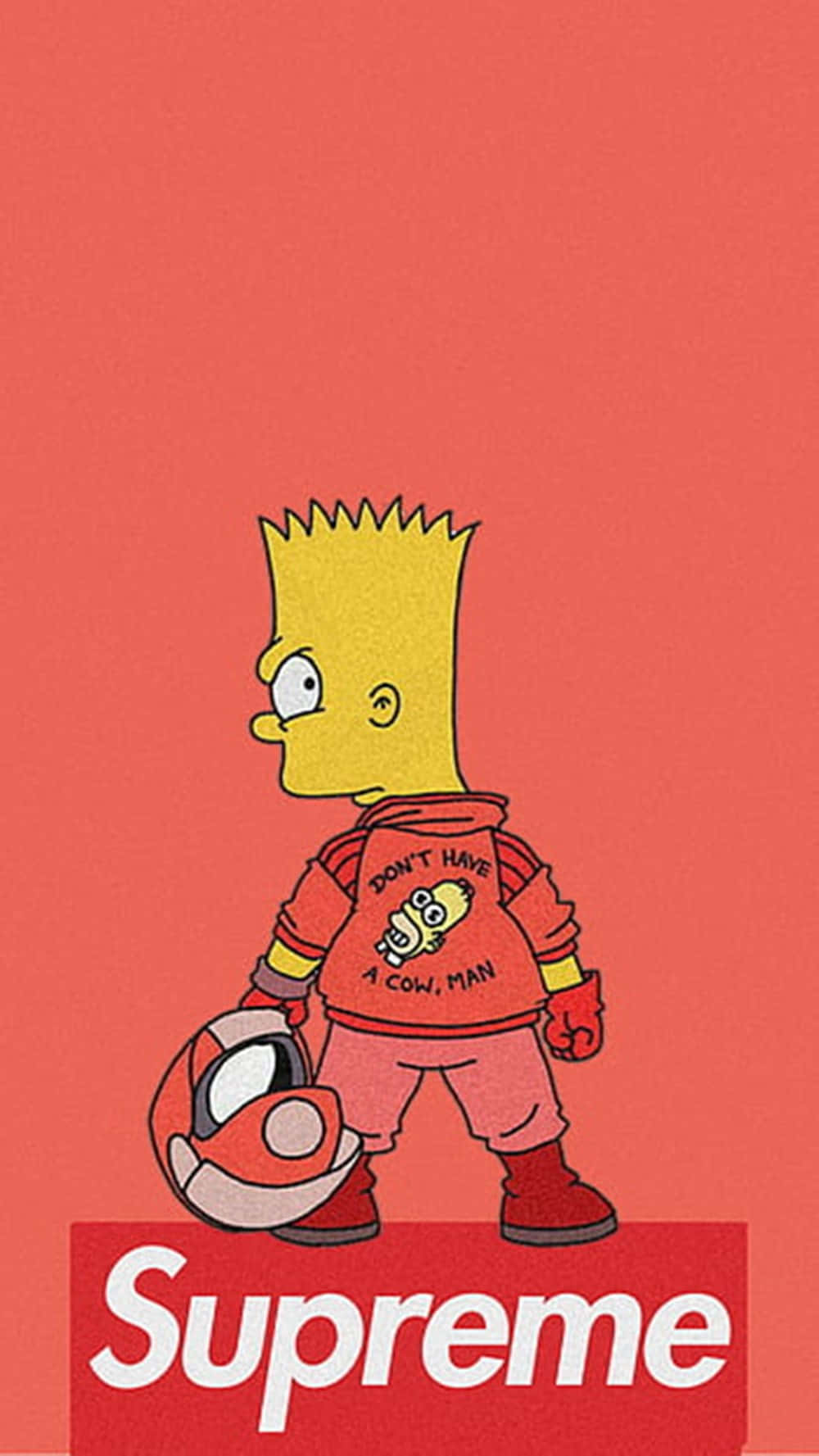 Aranciasuprema Di Bart Simpson Sfondo
