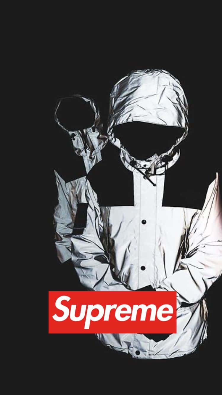 Supreme Boys In Reflective Jackets Wallpaper