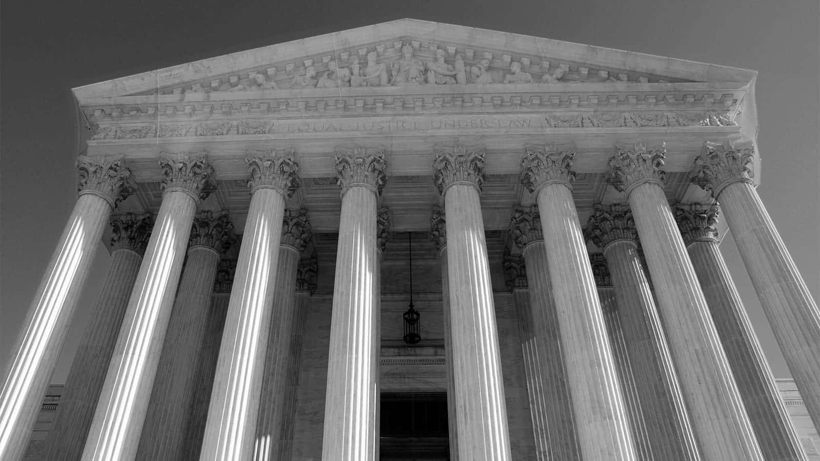 Supreme Court Building Monochrome Photography Wallpaper