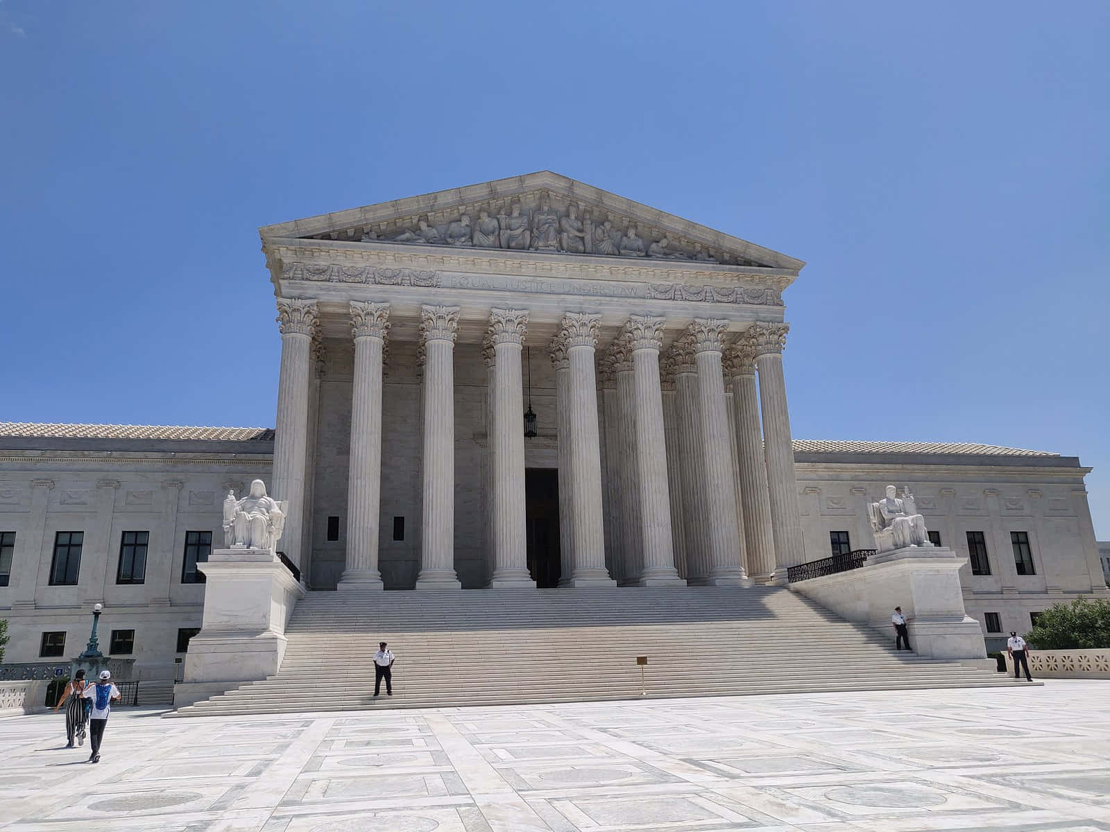 Edificiode La Corte Suprema De América Fondo de pantalla