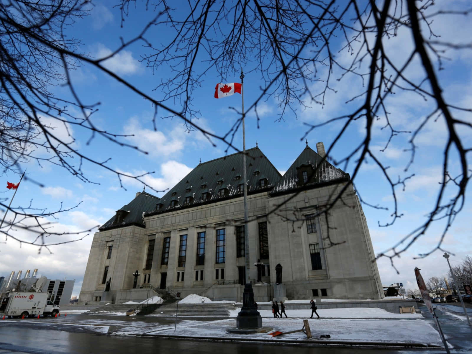 Edificiode La Corte Suprema De Canadá. Fondo de pantalla