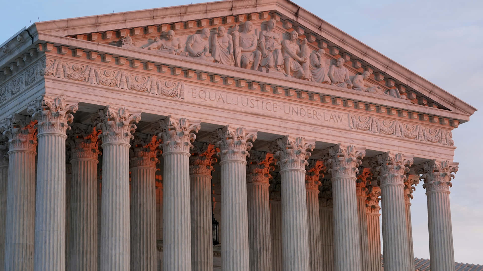 Supreme Court Building Sunset Wallpaper