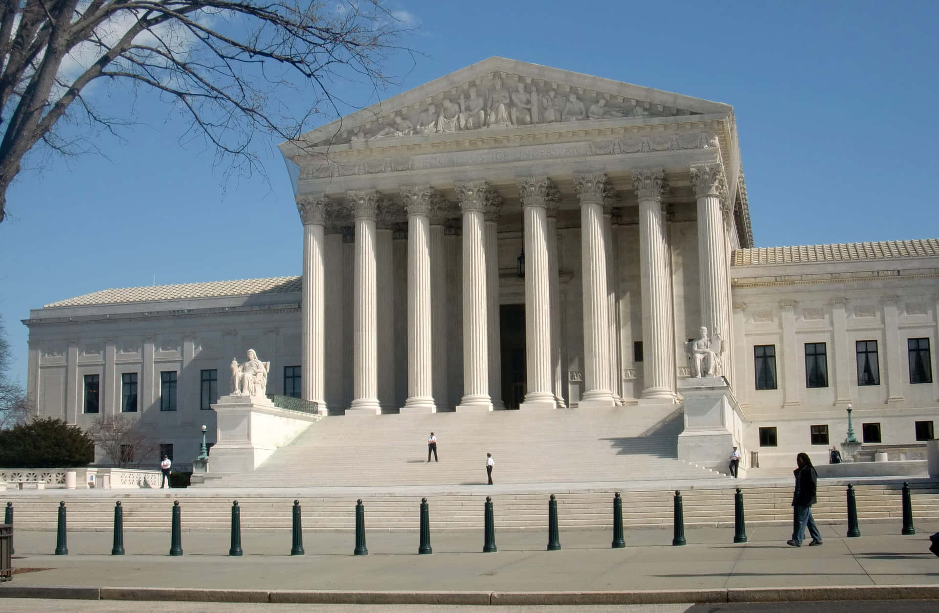 Edificiode La Corte Suprema En Washington Dc Fondo de pantalla