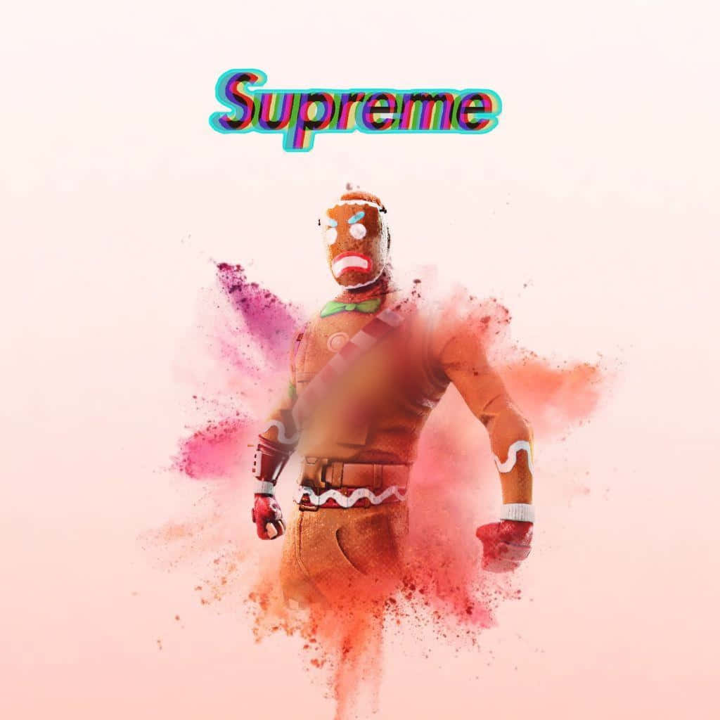 Download Supreme x Fortnite for the ultimate battle experience. Wallpaper