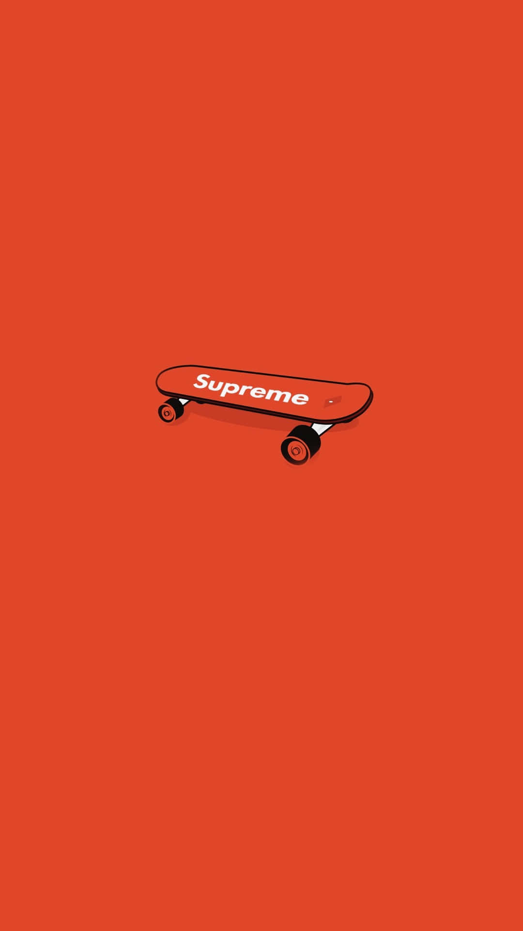 Det officielle Supreme Logo - et trendy og ikonisk tegn på moderne stil. Wallpaper