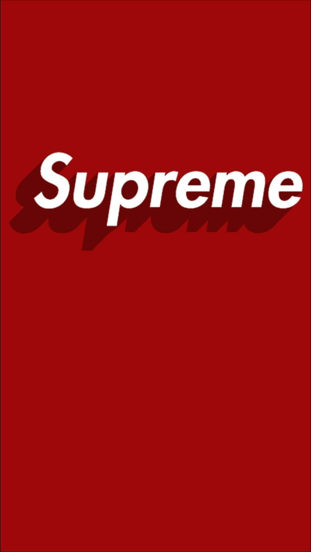 Supreme Logo 1107 X 1965 Wallpaper