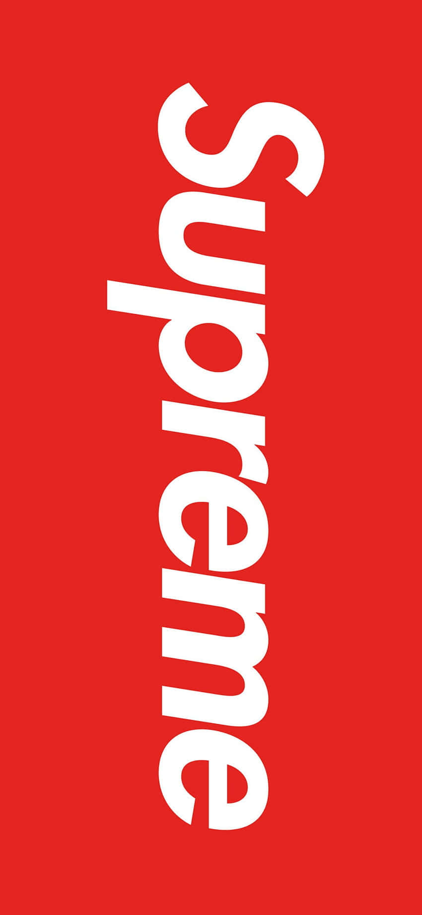 Detikoniska Supreme-logotypen Wallpaper