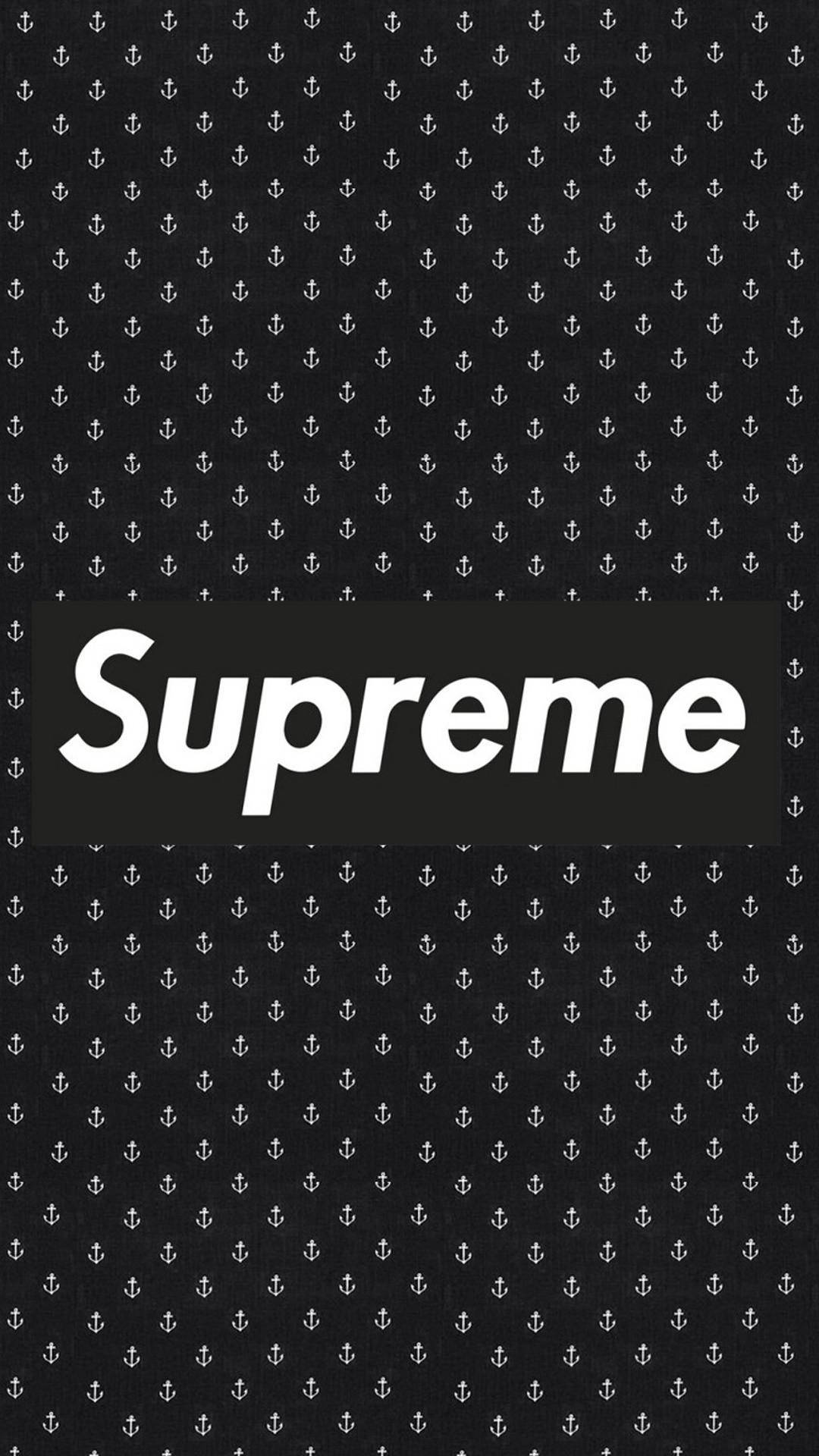 Supreme Black Poster by Rep the Brand - Pixels