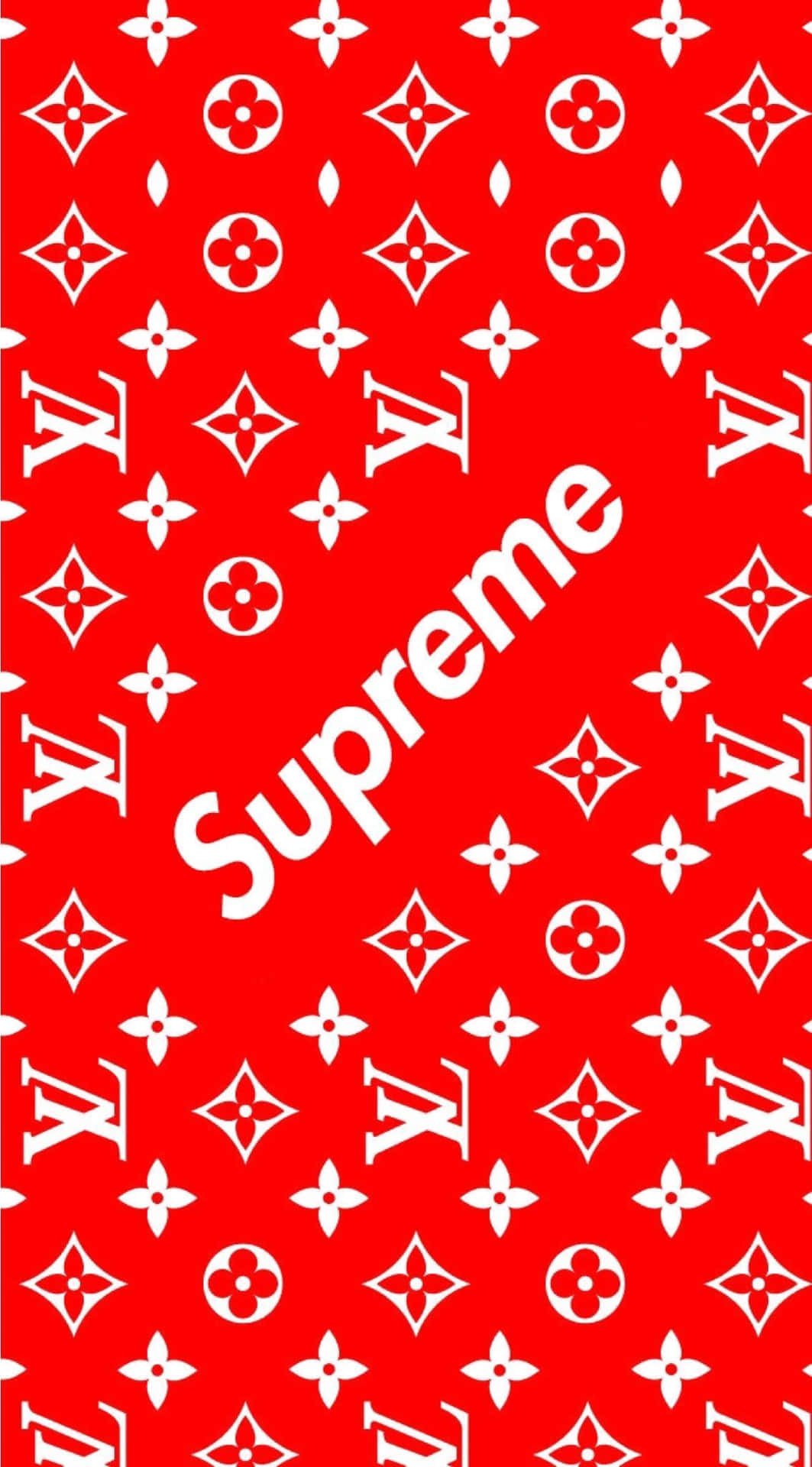 Supreme logo on a textured background Wallpaper