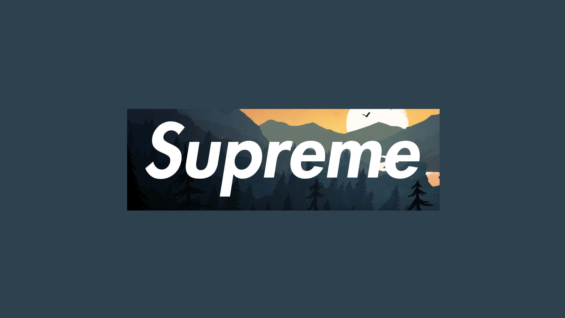 Logooficial De Supreme Fondo de pantalla