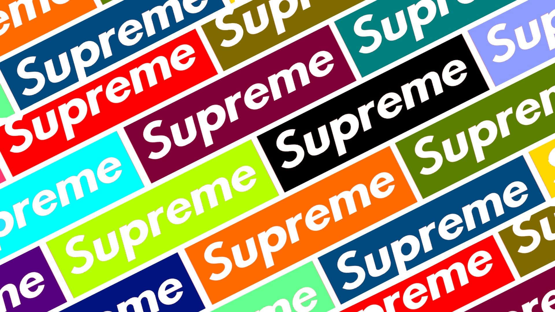 Papelde Parede Com O Logo Da Supreme. Papel de Parede