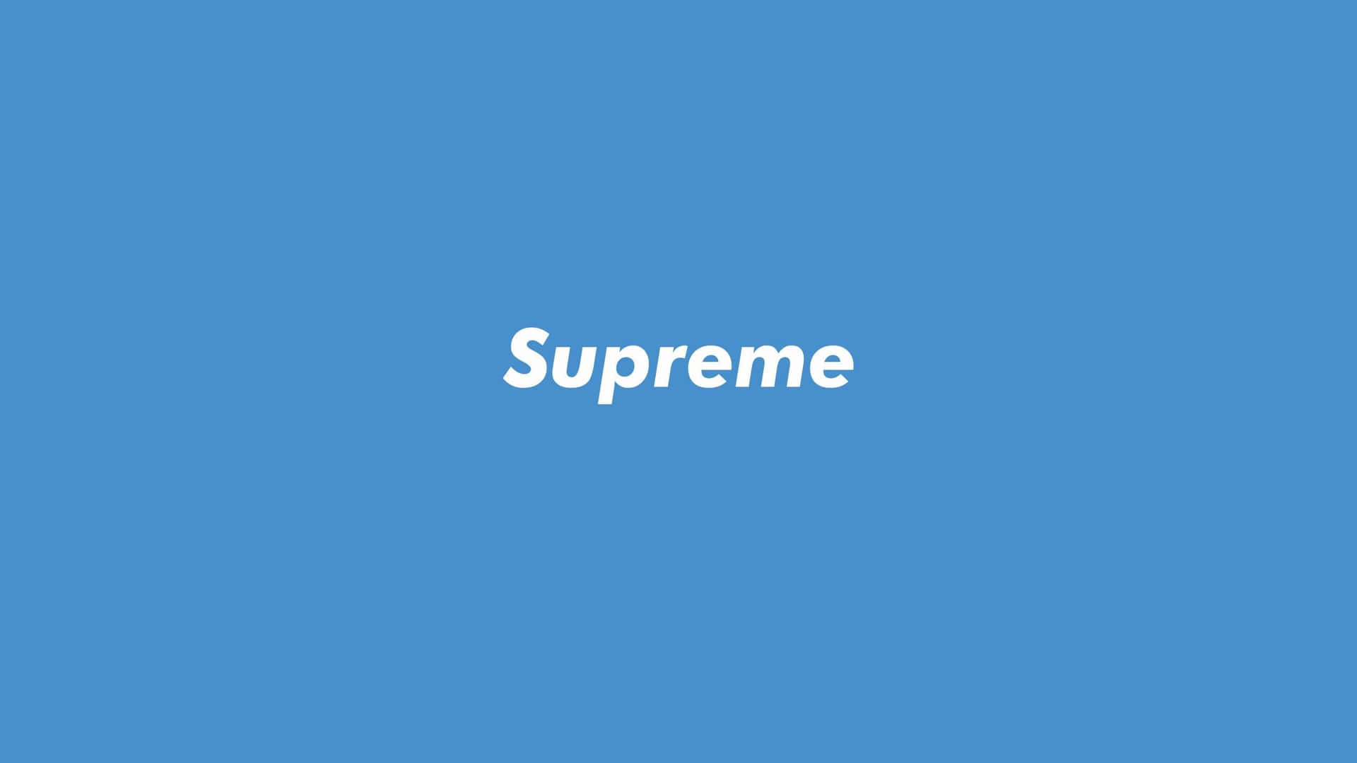 Suprême logo teksttyper som et kunstværk Wallpaper