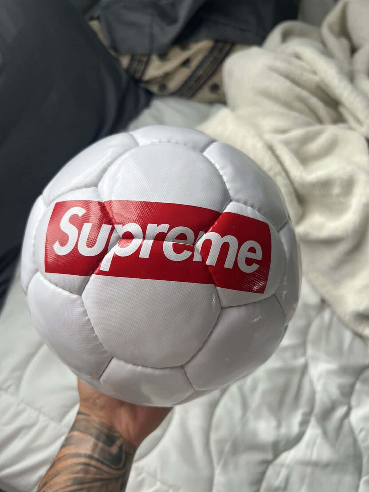 Supreme aesthetic, android, brand, edge, red, supreme, white, HD