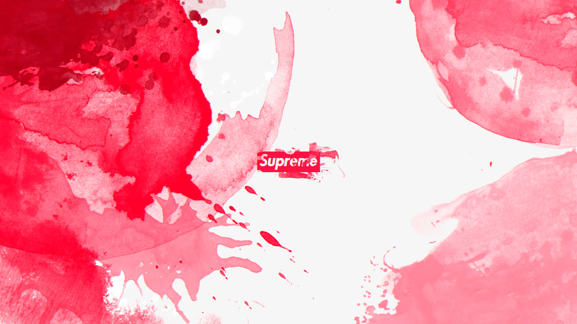 Supreme Pinkish Red Painting Desktop Wallpaper