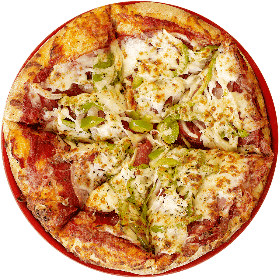 Supreme Pizza Top View.png PNG