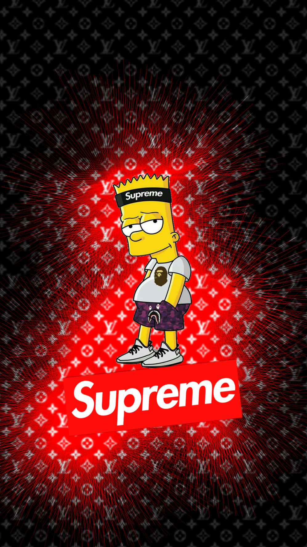 Supreme Simpson går mod et nyt eventyr Wallpaper