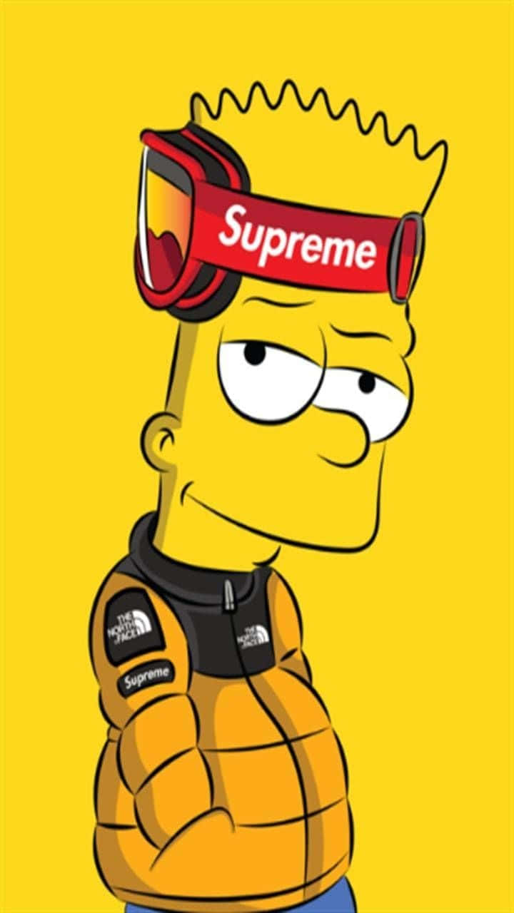 Denikoniska Supreme Simpsonen! Wallpaper
