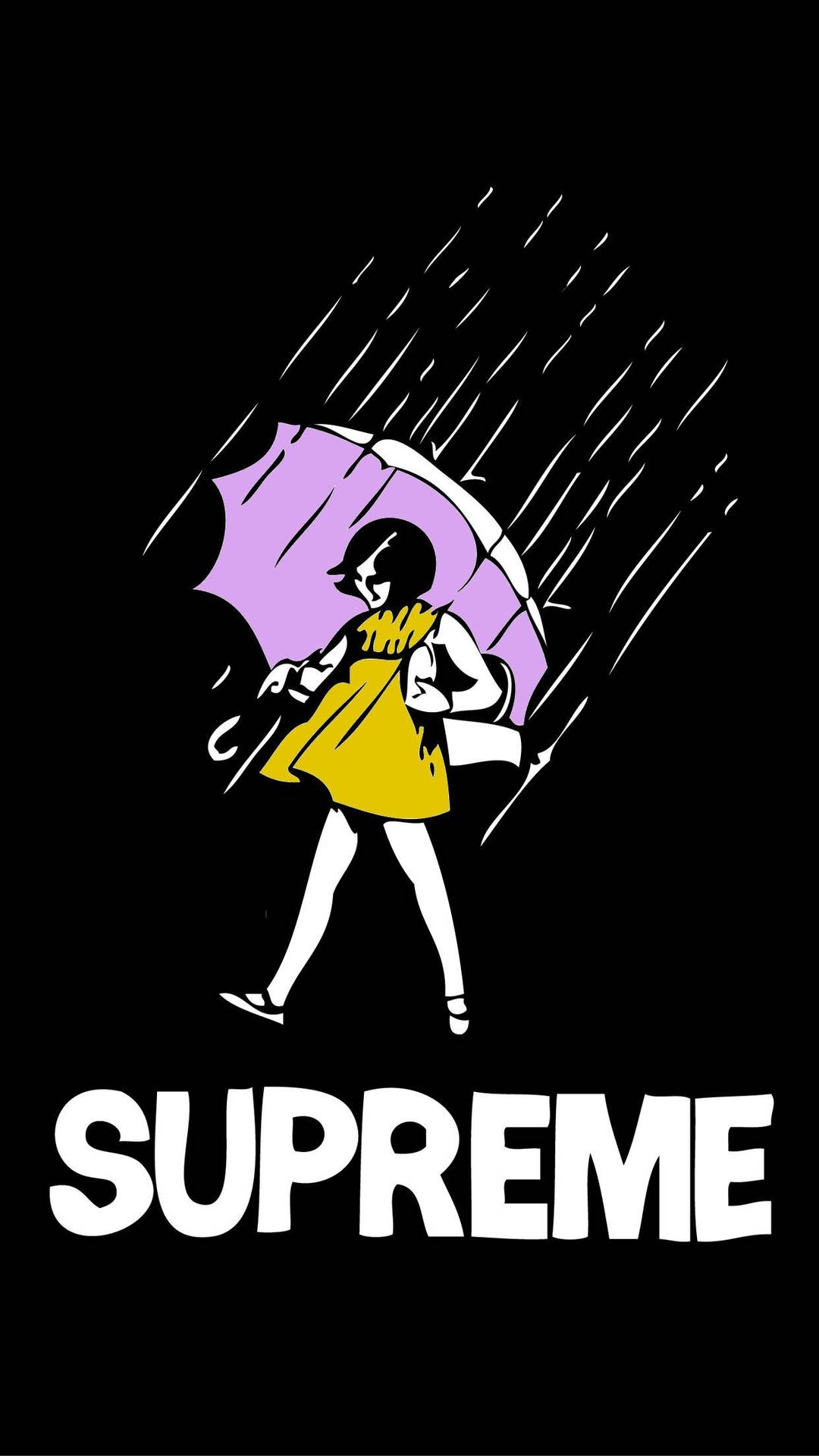Supreme Sticker Dope Cartoon Wallpaper