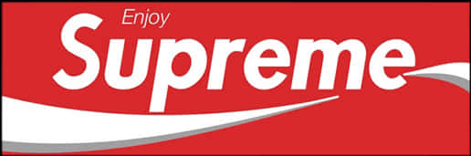 Supreme Styled Logo Parody PNG