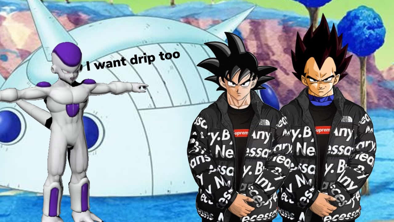 Drip Goku And Vegeta Wallpaper Download