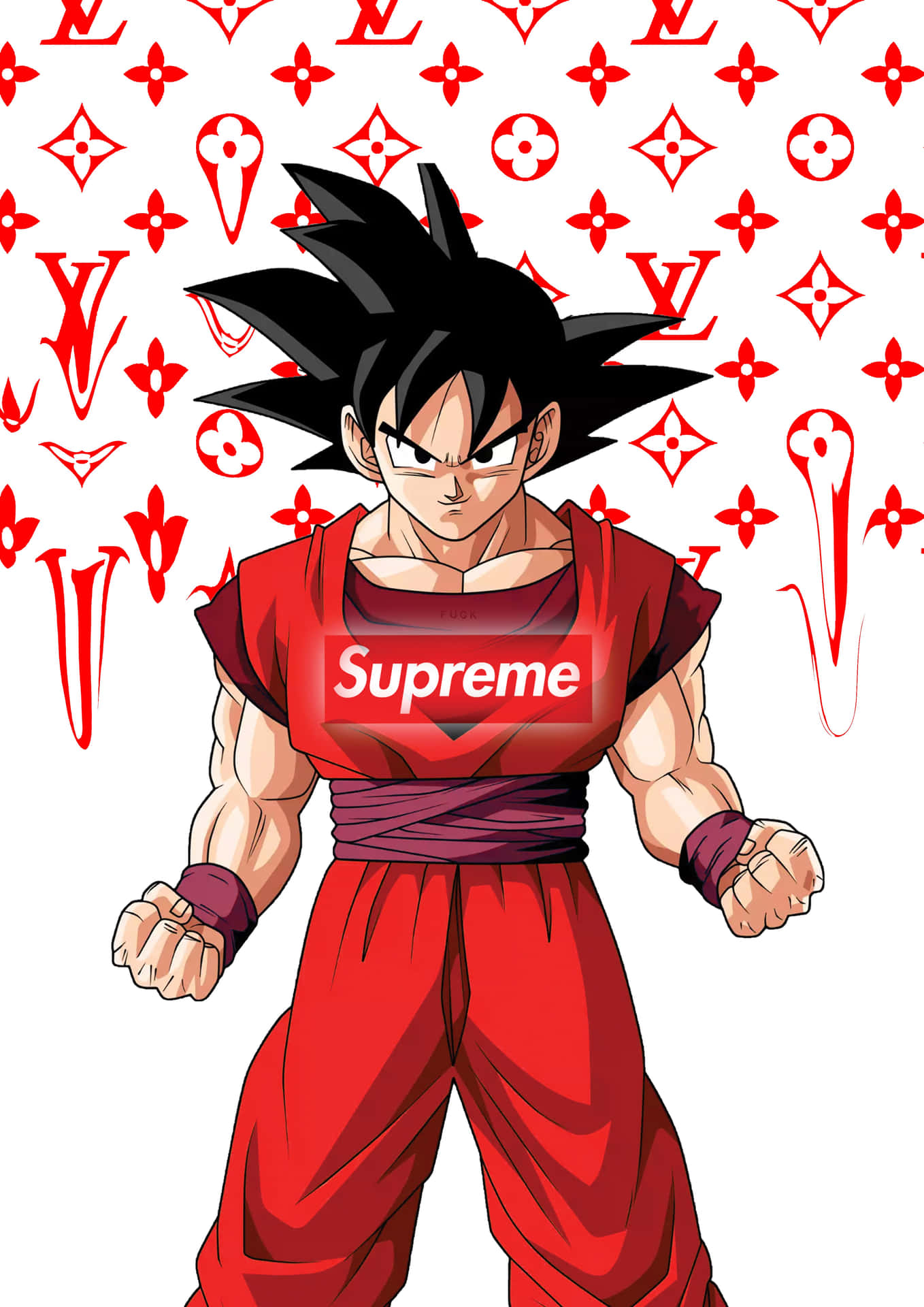 Supreme X Goku made by me  Supreme wallpaper Supreme iphone wallpaper Supreme  wallpaper hd