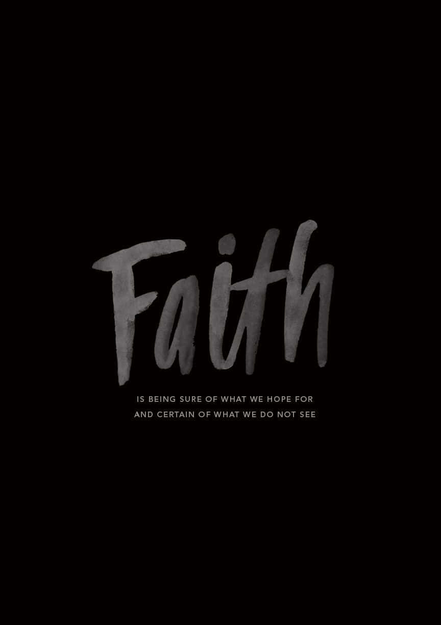 Sure Faith Quote Wallpaper Wallpaper