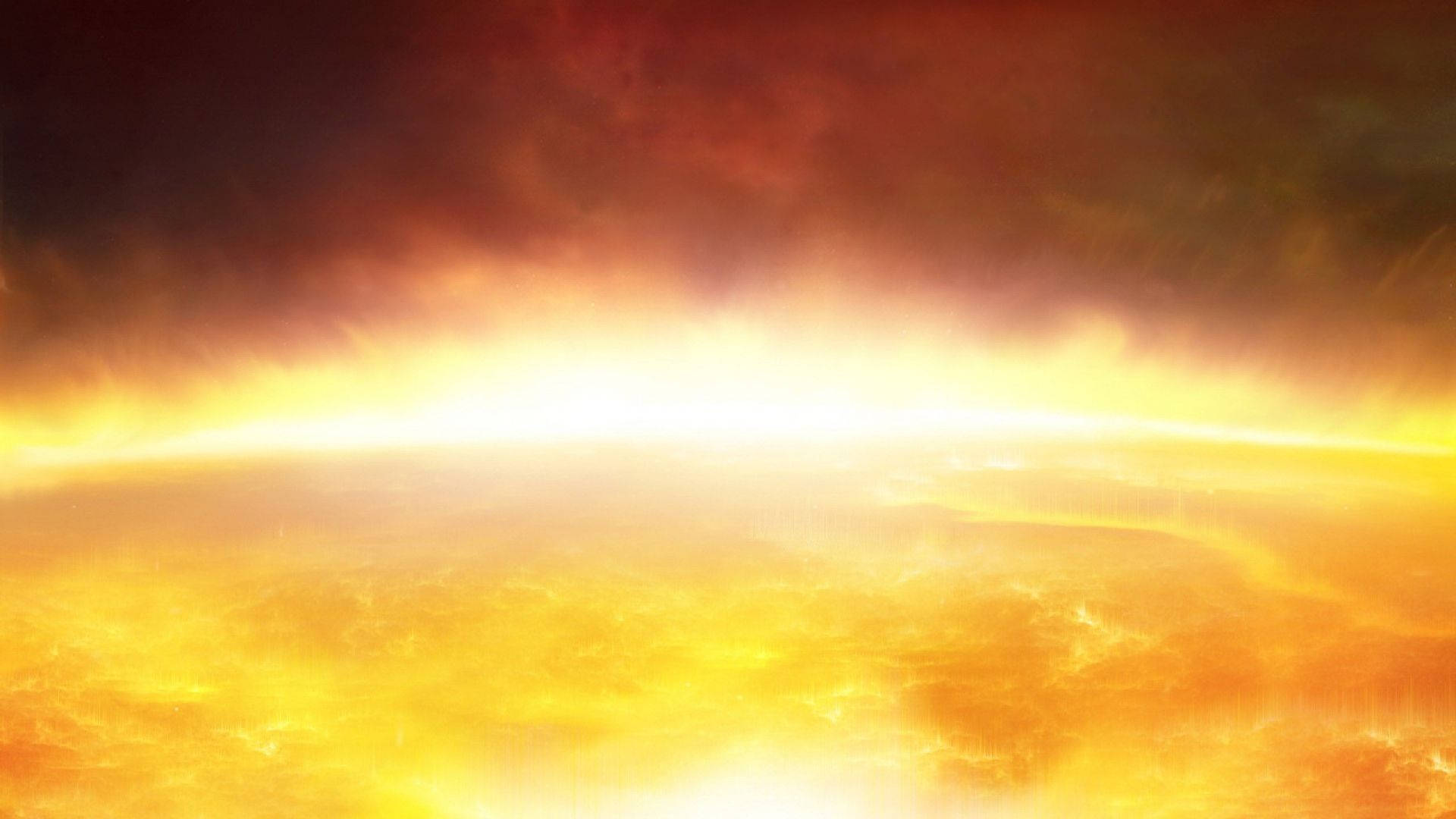 Surface Of Sun In Burning Temperature Background