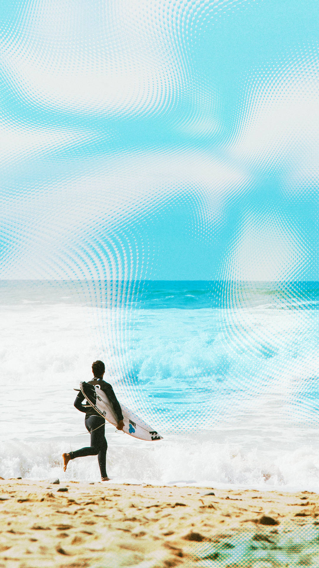Surfearel Cielo Azul Y El Mar. Fondo de pantalla