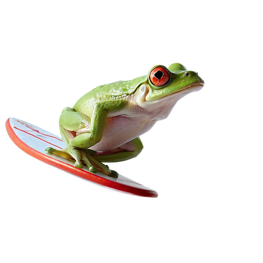 Surfing Frog Cool Png 20 PNG