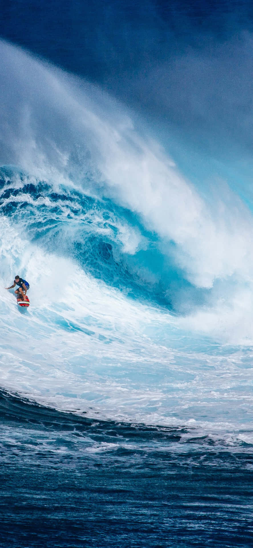Sejr Surf Wave Med iPhone Tapet Wallpaper