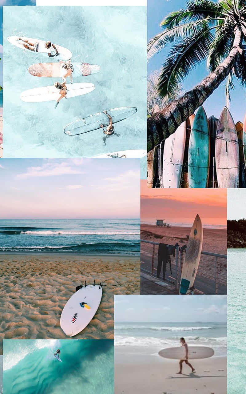 Surfing Lifestyle Collage.jpg Wallpaper