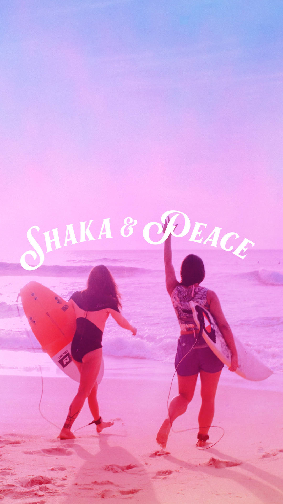 Surfing Shaka Og Fred Wallpaper