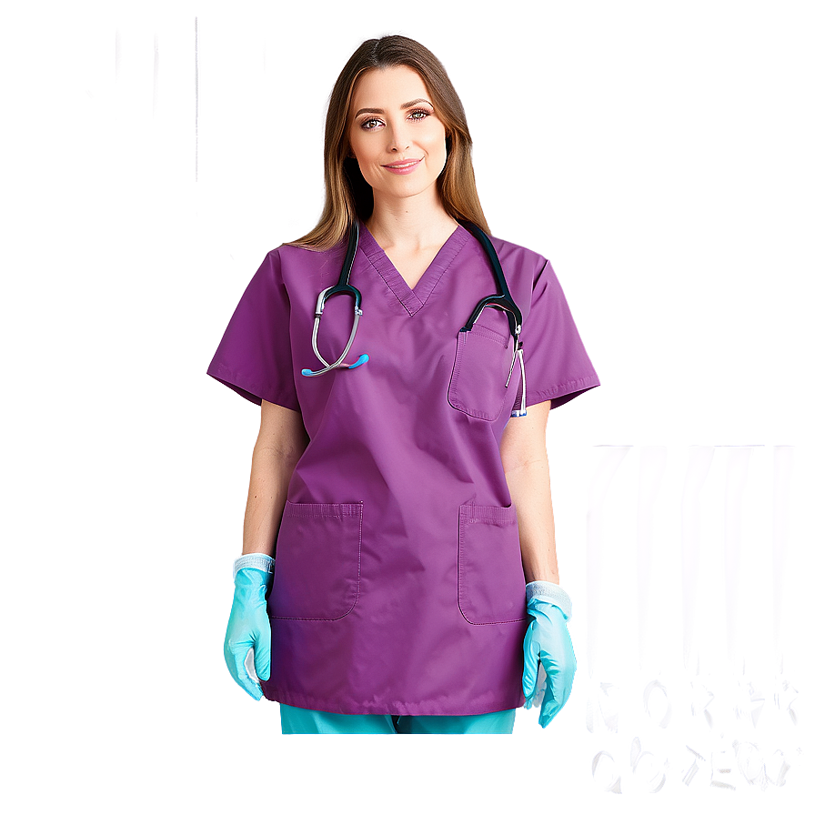 Surgery Scrubs And Gloves Png 10 PNG